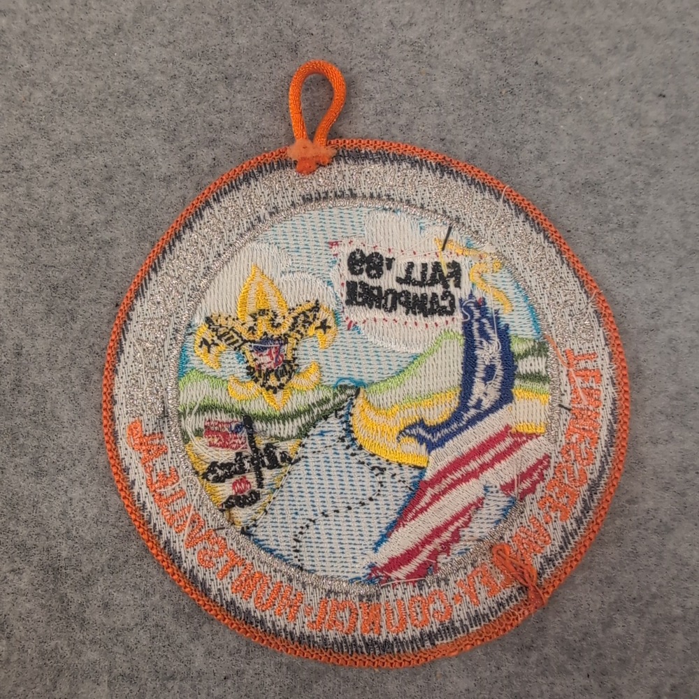 Fall 89 Camporee Patch Tennessee Valley Council Chickasaw District 25th Anniv - Picture 2 of 3